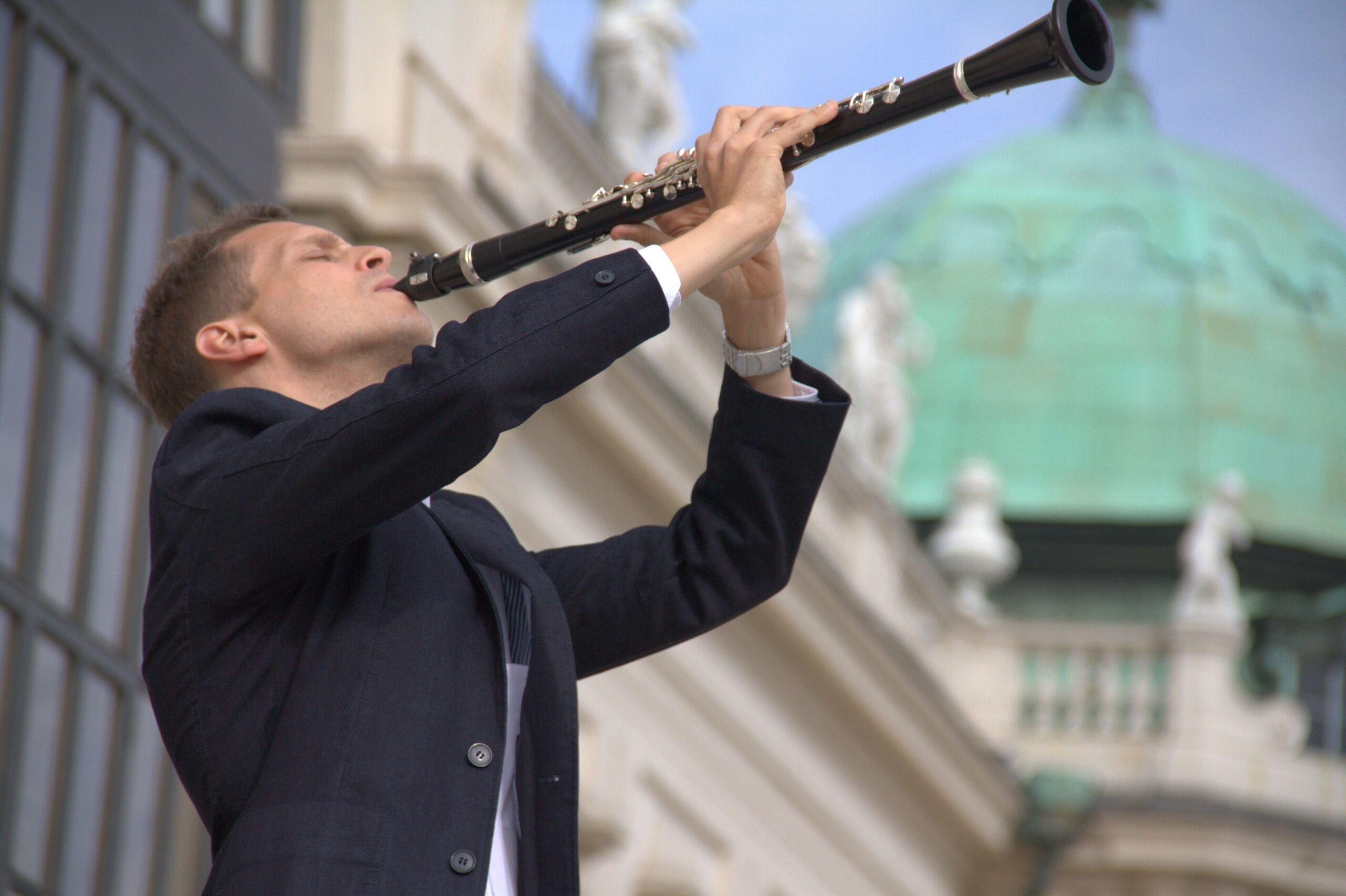 The clarinettist Simon Reitmaier